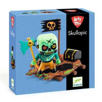 Arty Toys - pirát Skull s vorem a truhlou