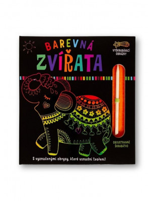 Barevná zvířata - vyškrabávací obrázky