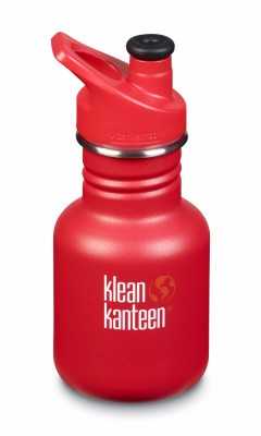 Dětská nerezová lahev Klean Kanteen Kid Classic w/Kid Sport Cap 3.0 - ladder truck matte 355 ml