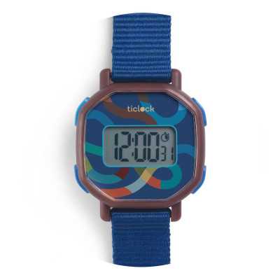 Dětské digitální hodinky - Modrý had