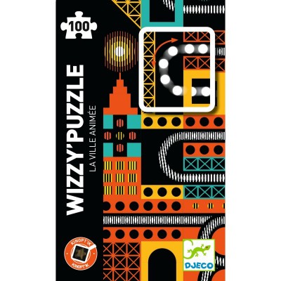 Efektní puzzle - živé město - 100 ks