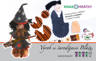 Krasohrátky - Vyrob si čarodějnici Blážu