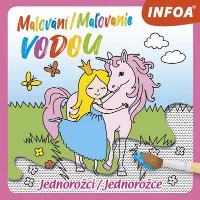 Malování vodou - Jednorožci