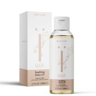 NAIF Zklidňující masážní olej pro děti a miminka přírodní 100 ml