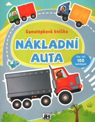 Nákladní auta -  samolepková knížka