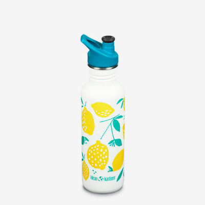 Nerezová lahev Klean Kanteen Classic w/Sport Cap - lemons 800 ml