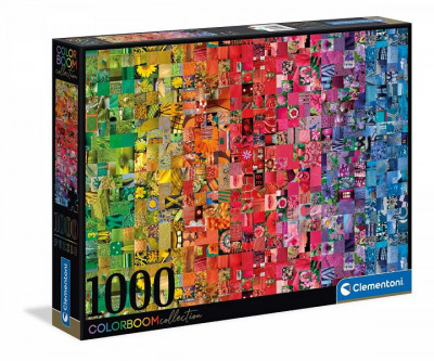 Puzzle - Barevná koláž - 1000 ks