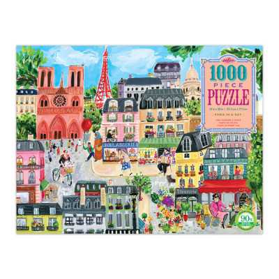 Puzzle - Den v Paříži - 1000 dílků