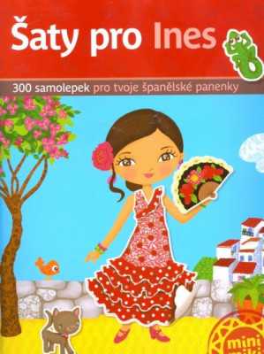 Šaty pro Ines - kniha samolepek