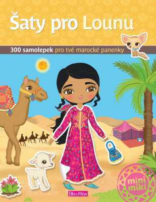 Šaty pro Lounu - kniha samolepek