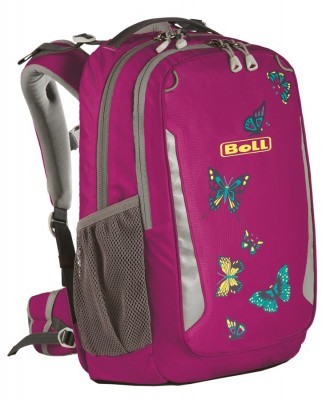 Školní batoh BOLL SCHOOL MATE 20 l Butterflies - boysenberry