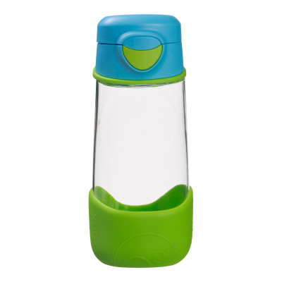 Sport lahev na pití 450 ml - modrá/zelená