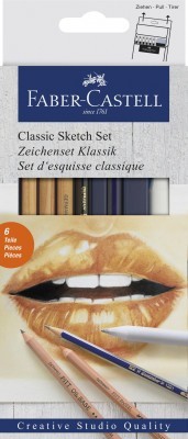 Umělecká sada Faber-Castell Classic GOLDFABER Sketch - 6 ks