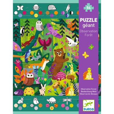 Vyhledávací velké puzzle - Les - 54 ks