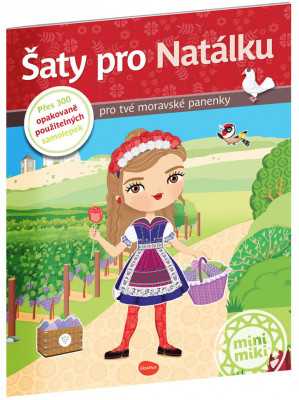 Šaty pro Natálku - Kniha samolepek