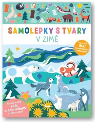 V zimě - samolepky s tvary