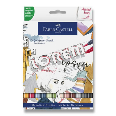 Popisovač Faber-Castell Goldfaber Sketch Dual Marker