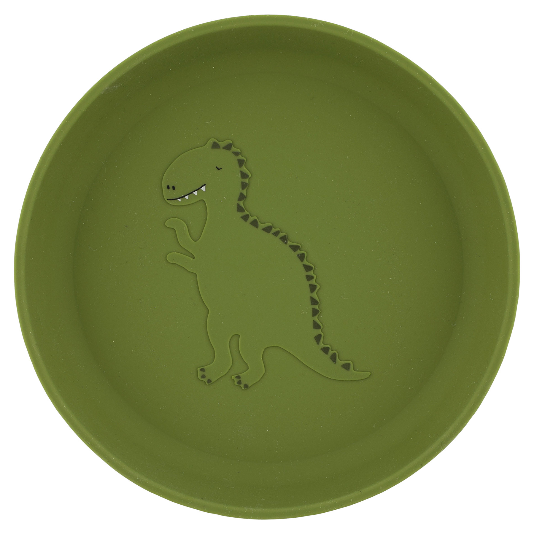 Dětský silikonový talíř Mr. Dino