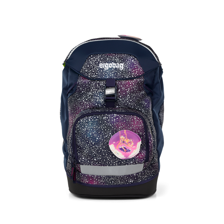 Školní batoh Ergobag prime - Fialový reflexní
