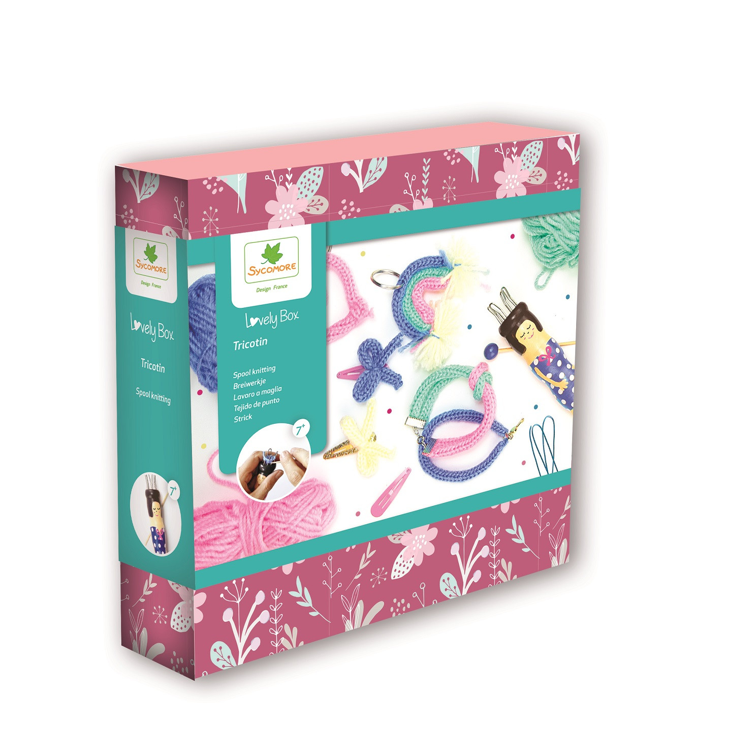 Lovely box - kreativní sada s pletací panenkou