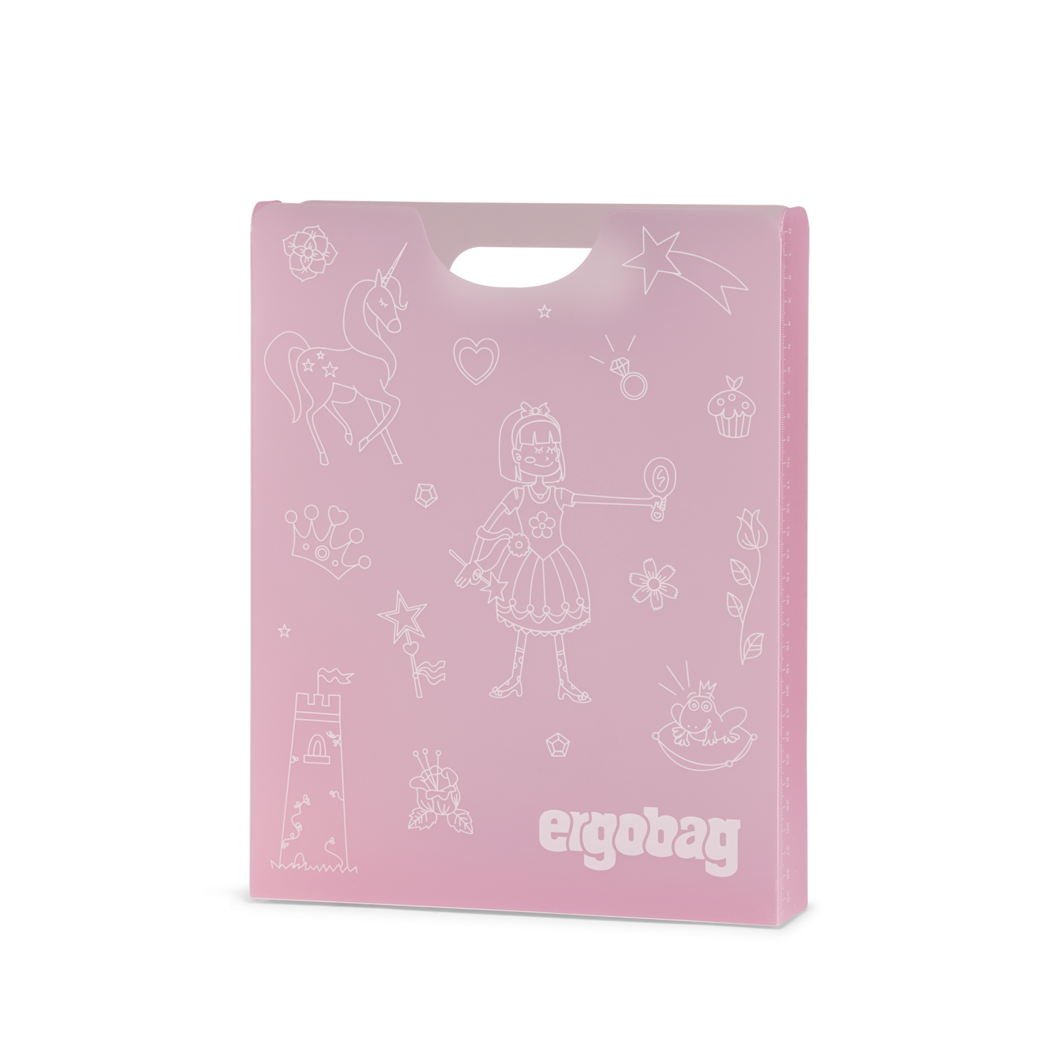 Plastové desky na sešity Ergobag - Princess Pink