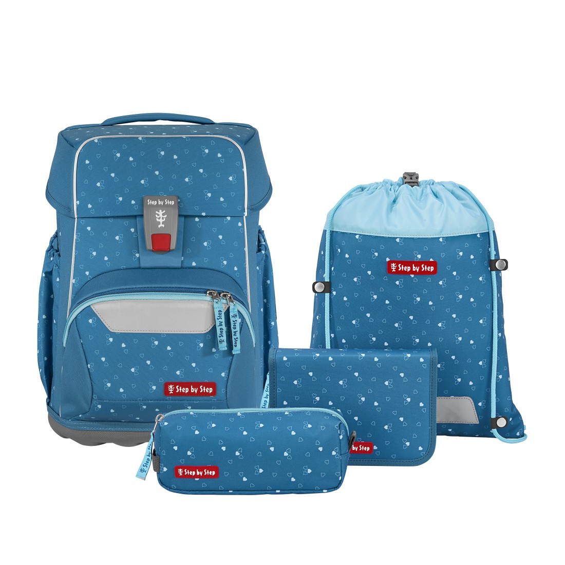 Školní aktovka Step by Step – 4dílný set