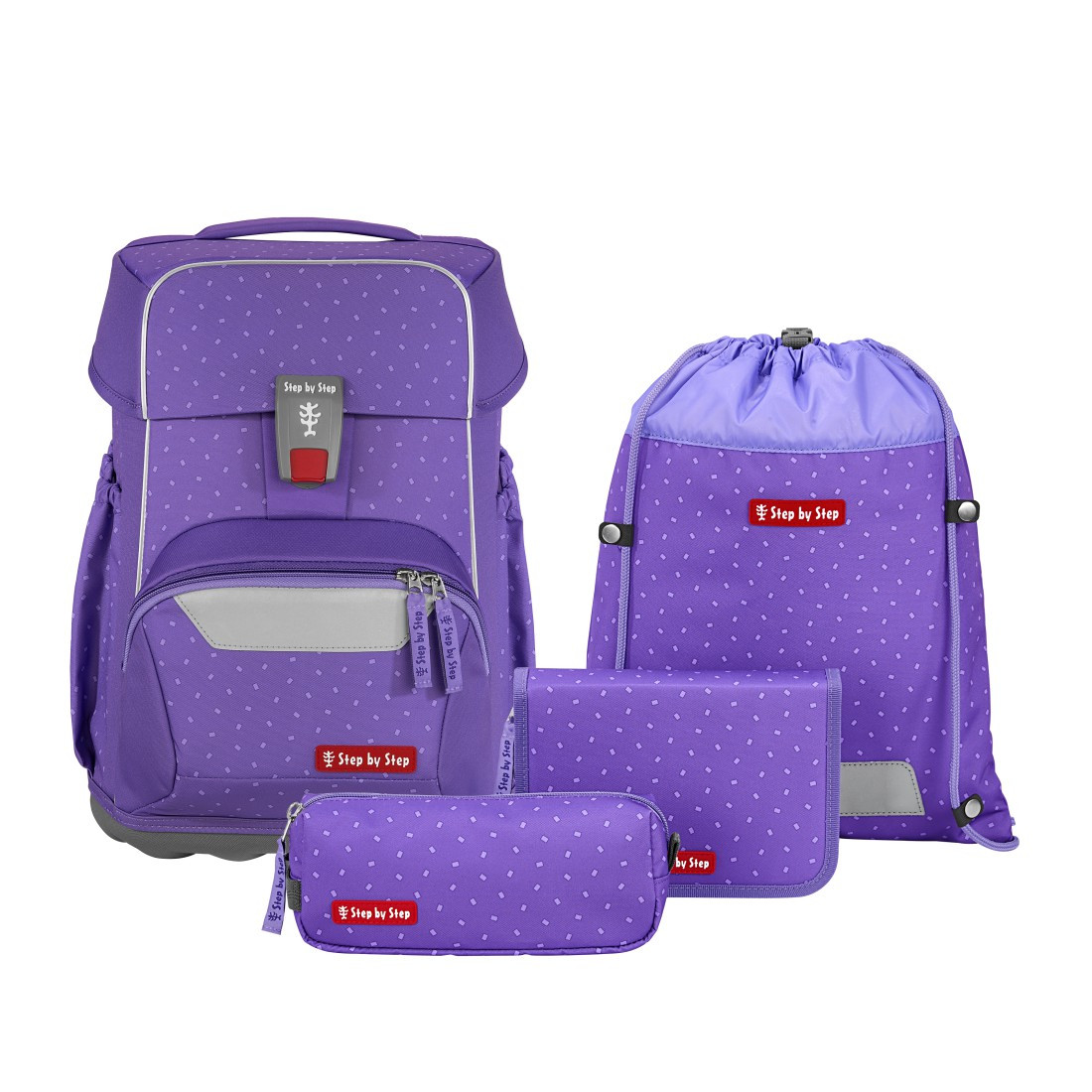 Školní aktovka Step by Step – 4dílný set