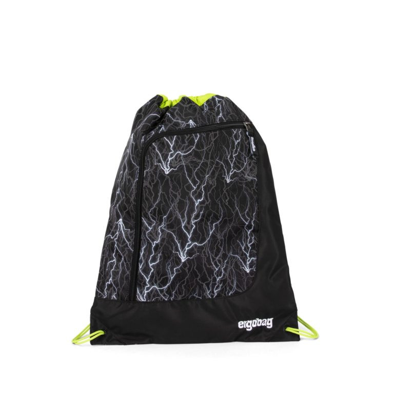 Sportovní pytel Ergobag - Black reflexní 2023