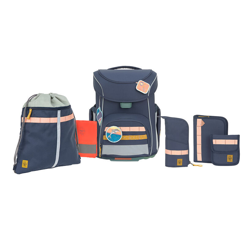 Školní 7dílný set Lässig - Slim Unique Navy