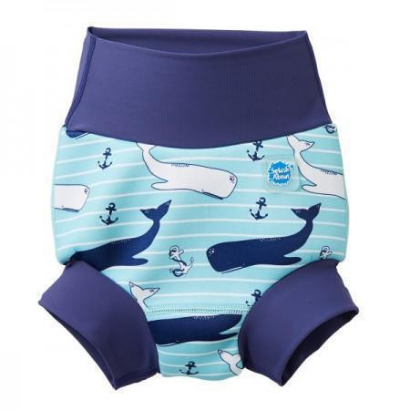 Plavky Happy Nappy Velryba L (6-12 měs.)