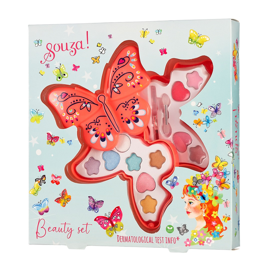 Souza! - Dětský make-up box - motýl
