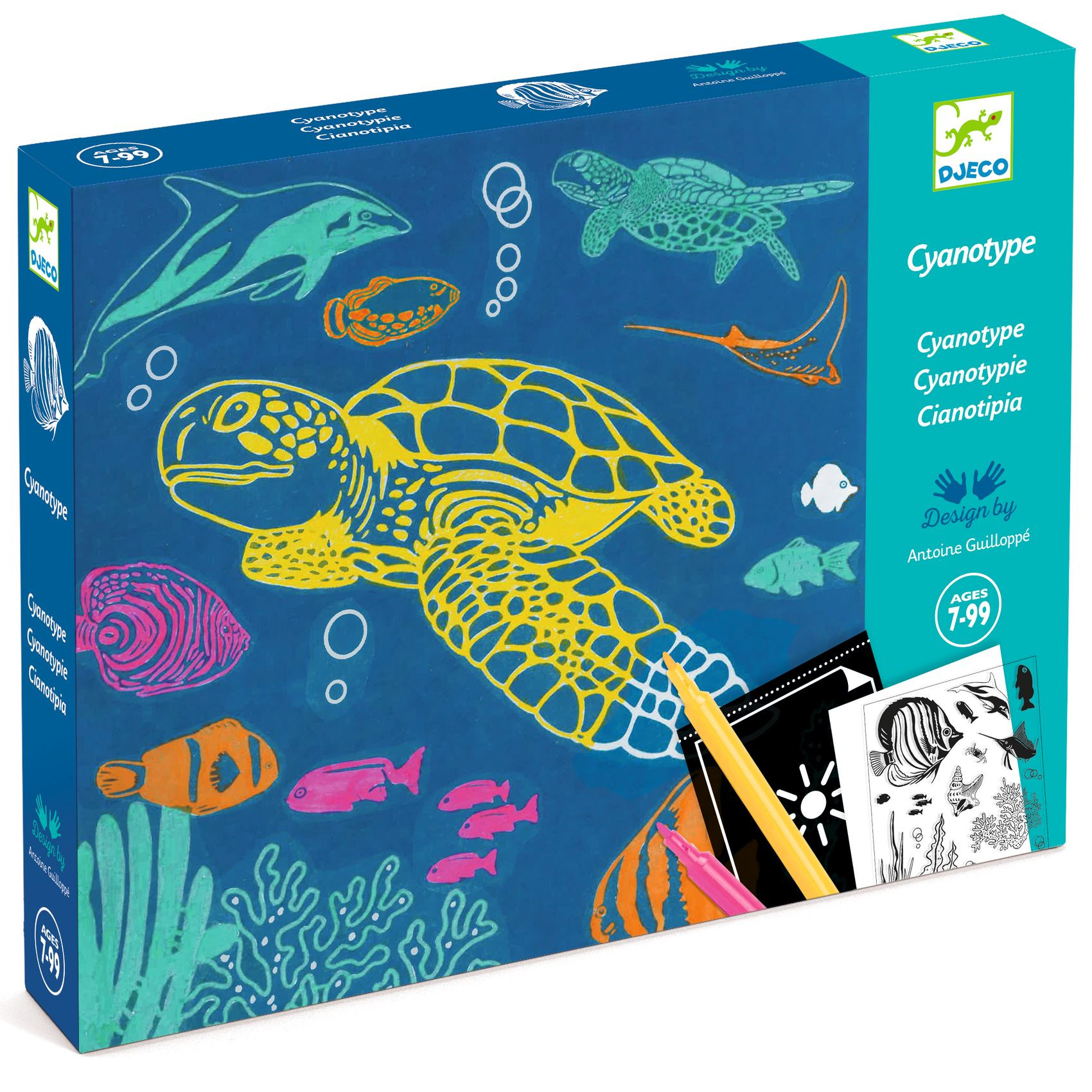 Kreativní sada kyanotypie - Pod mořskou hladinou