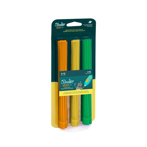 3Doodler náplň ECO-PCL pro 3D pero Start+ 75ks - oranžová