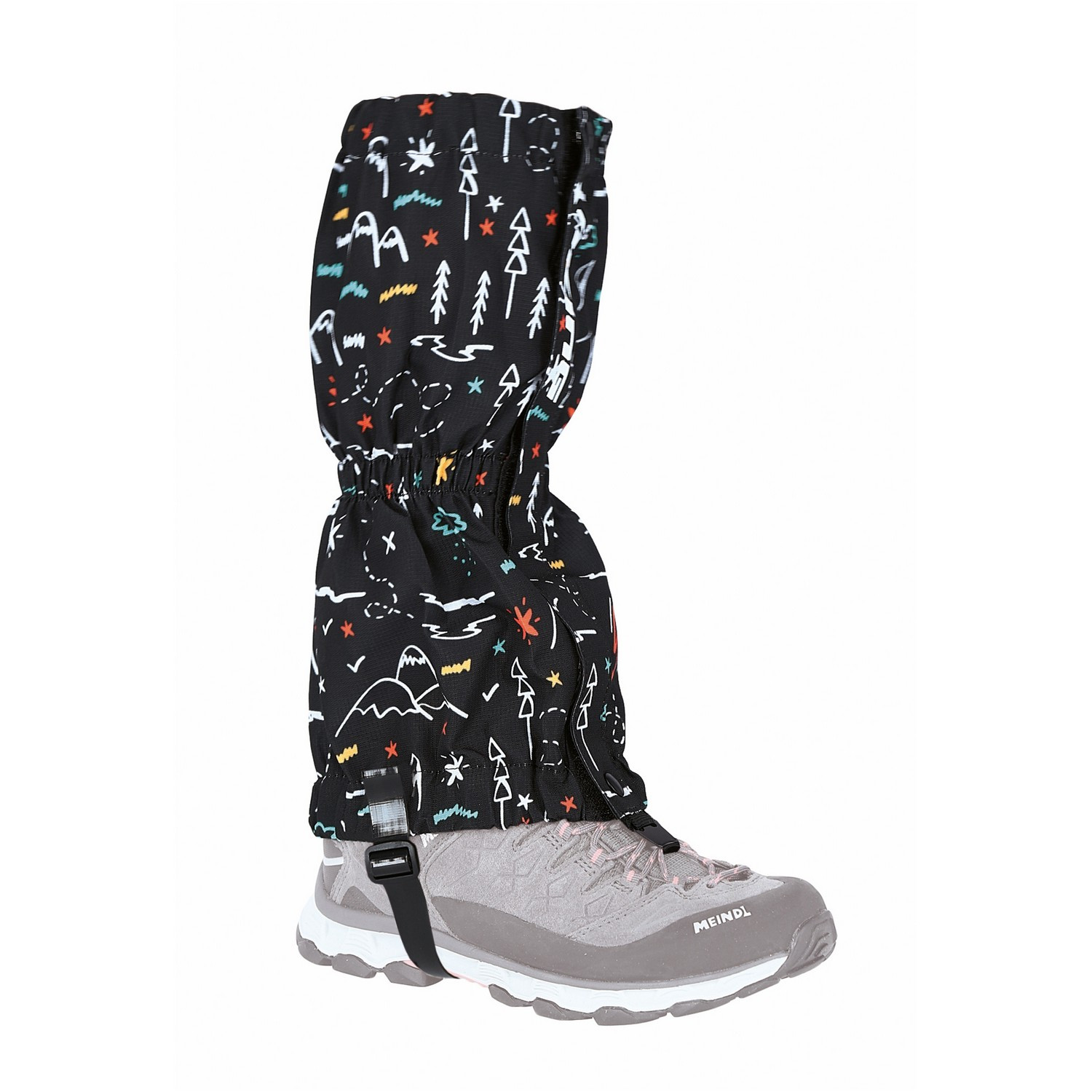 Dětské návleky přes boty Tibba - full black - S/M