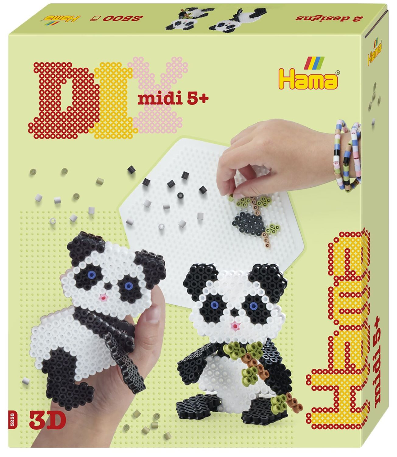 Hama Midi - Dárková sada - 3D Panda