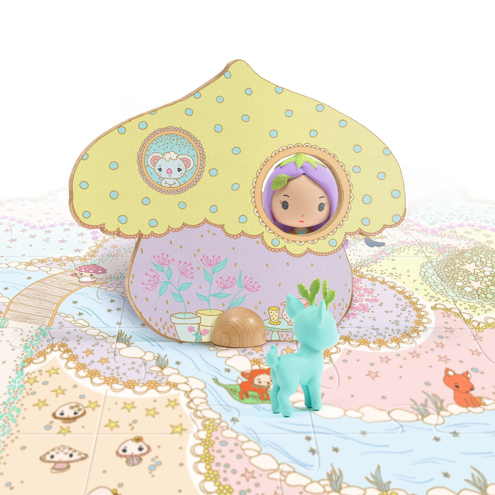 Tinyly - Puzzl’Up – Elfka Lily a kouzelný svět - 33 ks
