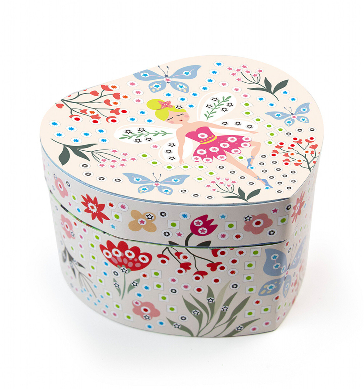 3D mozaika - hrací skříňka - srdce