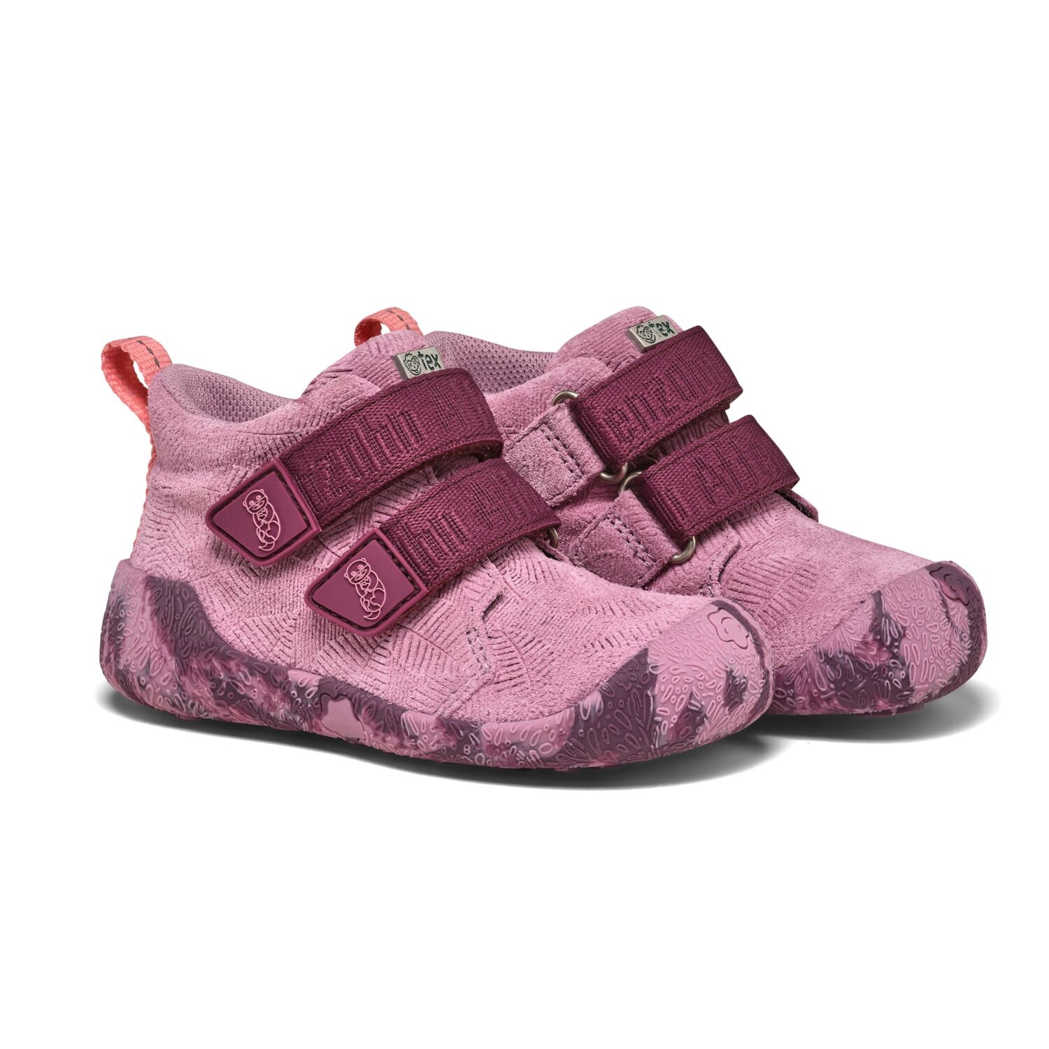 Dětské barefoot boty Affenzahn Prewalker Lowboot Leather Talky Otter - vel. 19