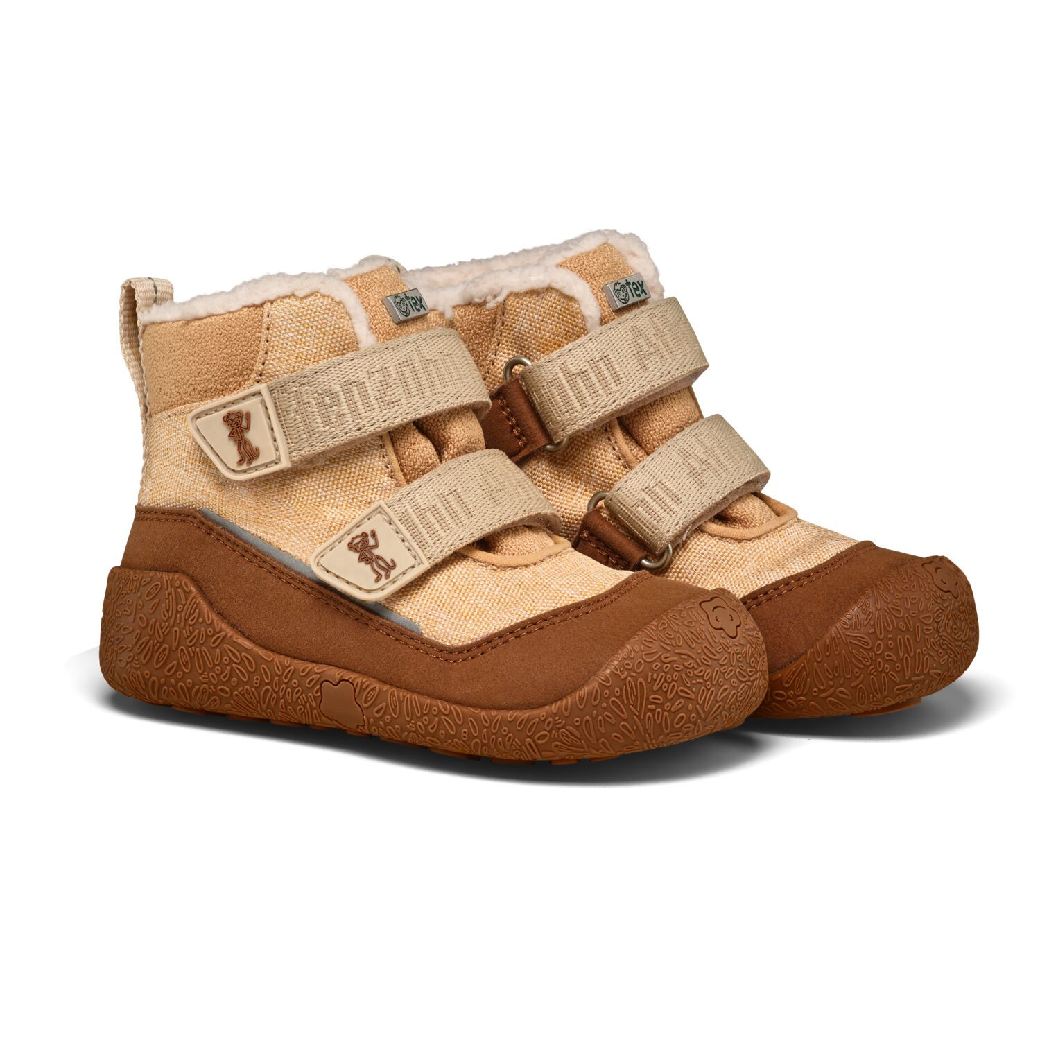 Dětské barefoot boty Affenzahn Prewalker Midboot Vegan Snuggy Affenzahn - vel. 25