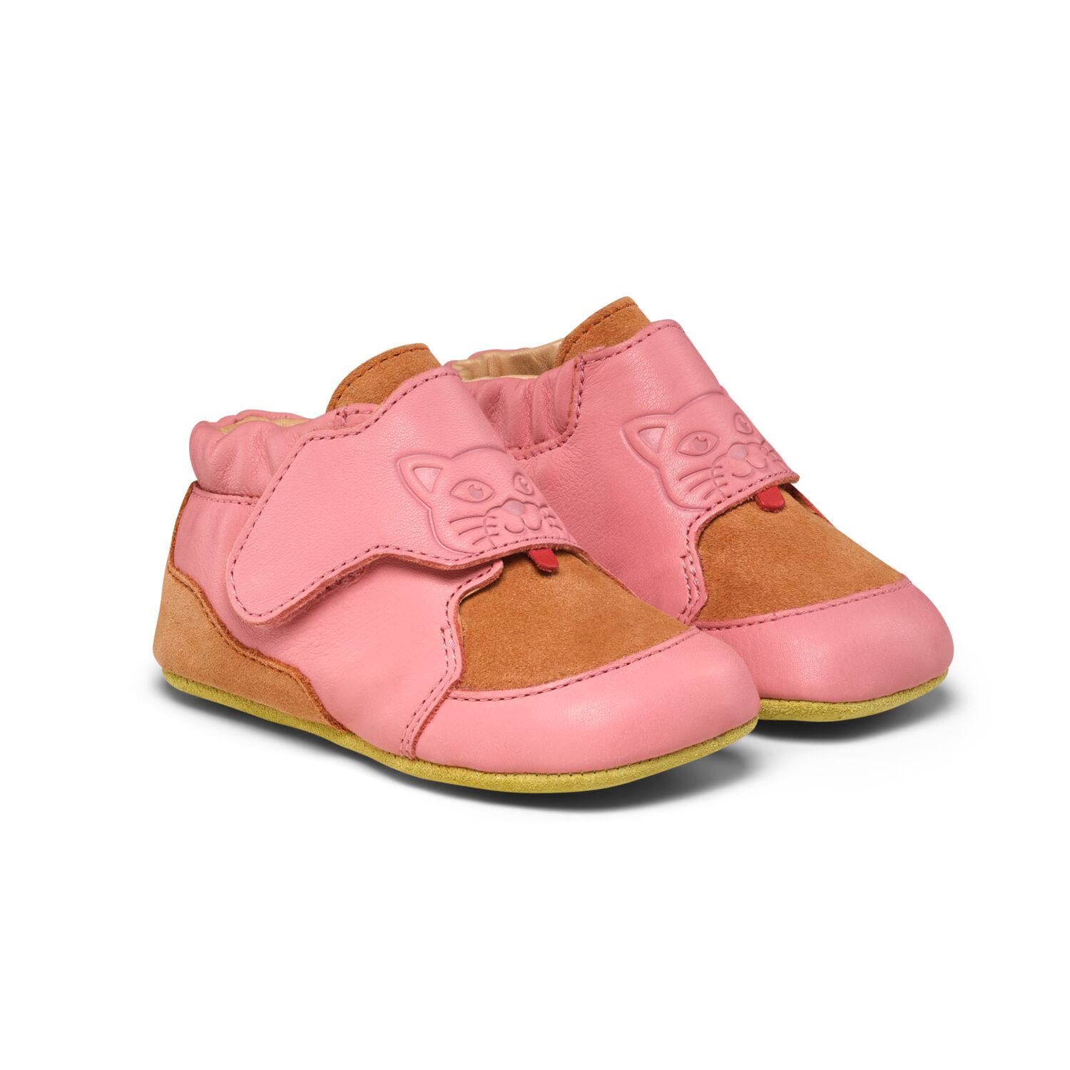 Dětské barefoot capáčky Affenzahn Crawling Shoe Leather Crawly Cat - vel. 20/21