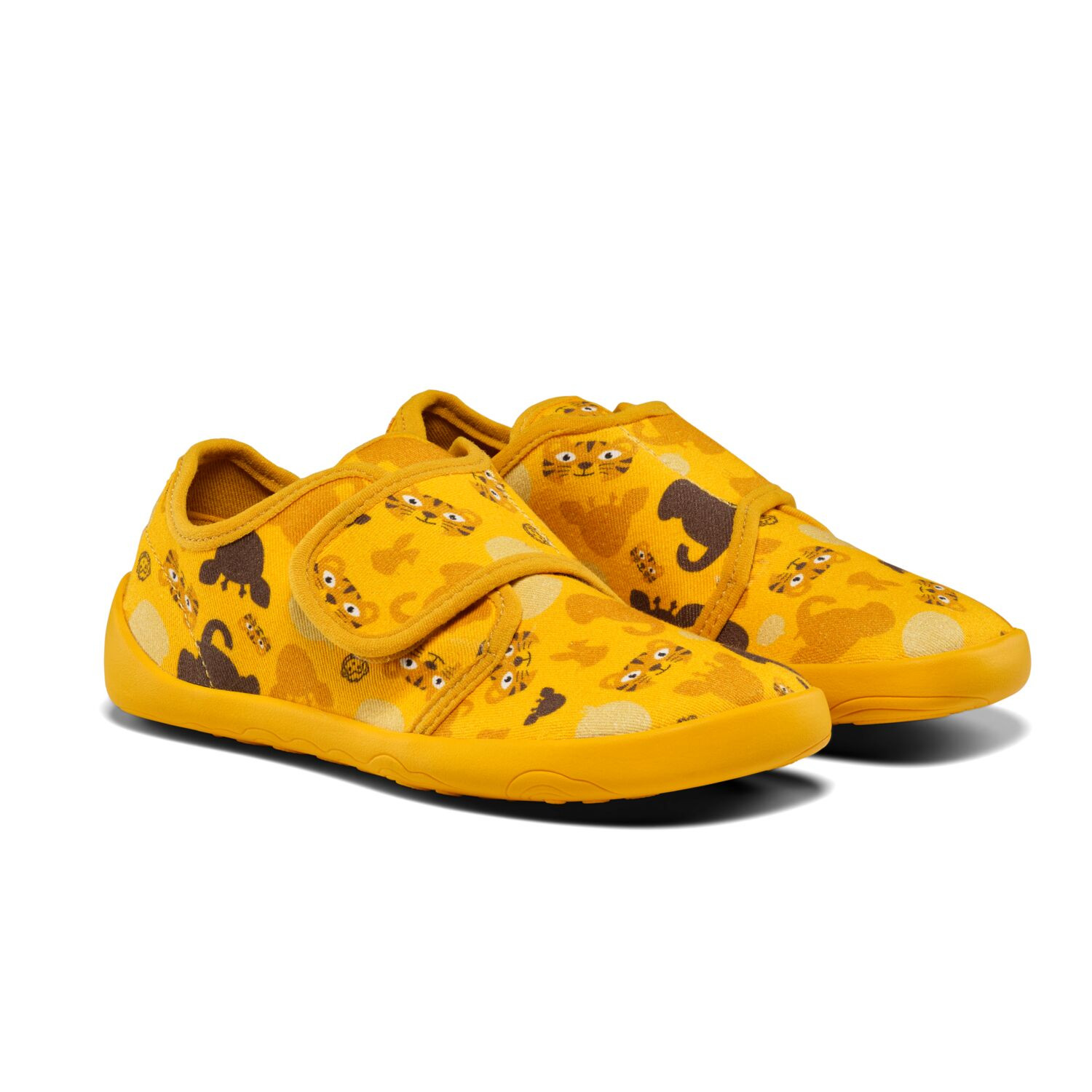 Dětské barefoot přezůvky Affenzahn Slipper Cotton Movy Tiger - vel. 29