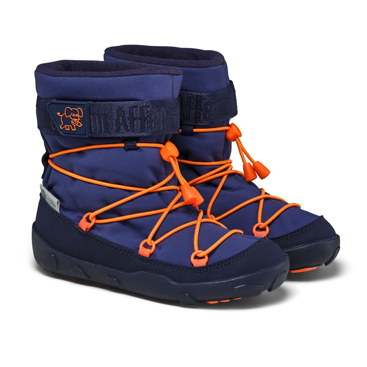 Dětské barefoot sněhule Affenzahn Snow Boot Vegan Snowy Elephant - vel. 30