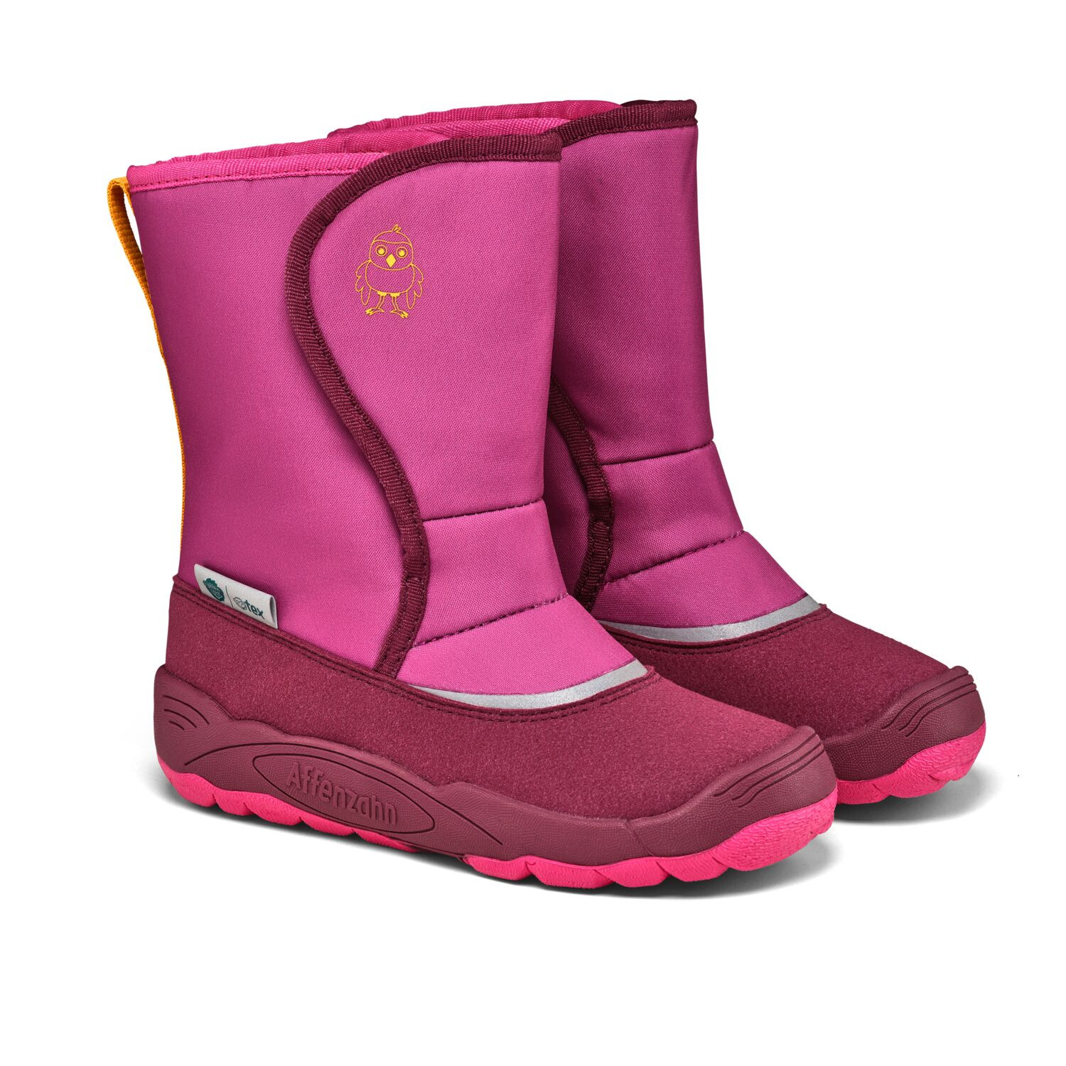 Dětské barefoot sněhule Affenzahn Snowboot Vegan Freezy Bird - vel. 28
