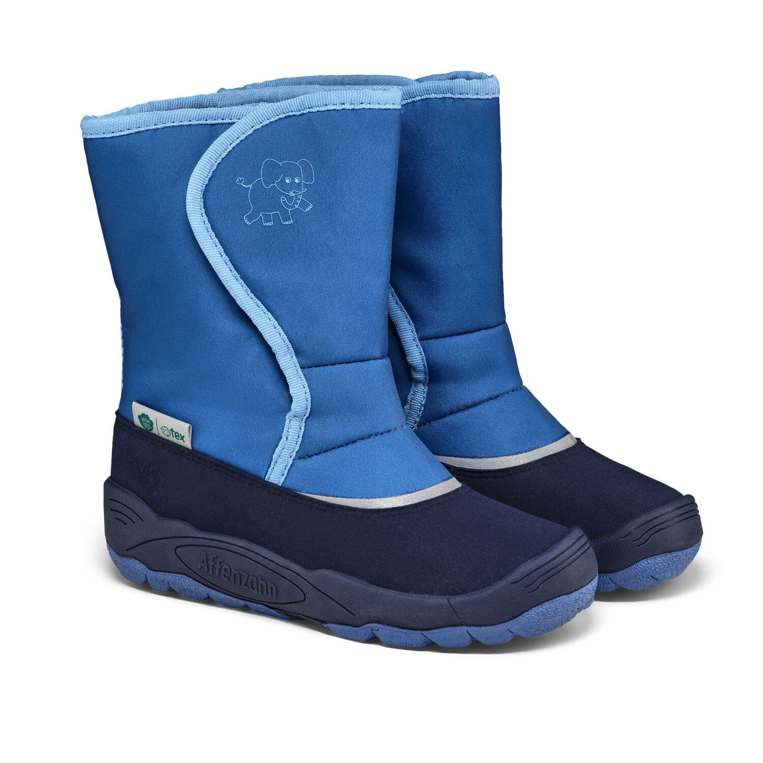 Dětské barefoot sněhule Affenzahn Snowboot Vegan Freezy Elephant - vel. 30