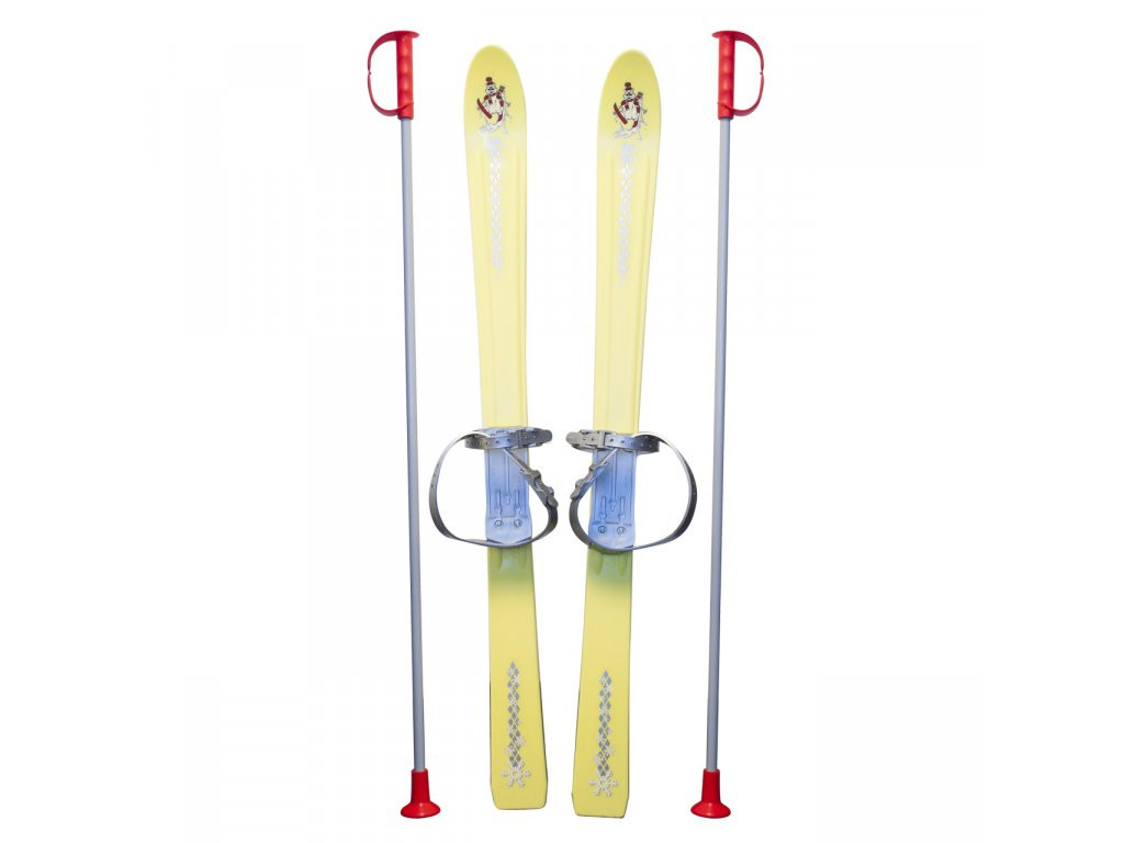 Dětské lyže Carving 90 cm - žlutá