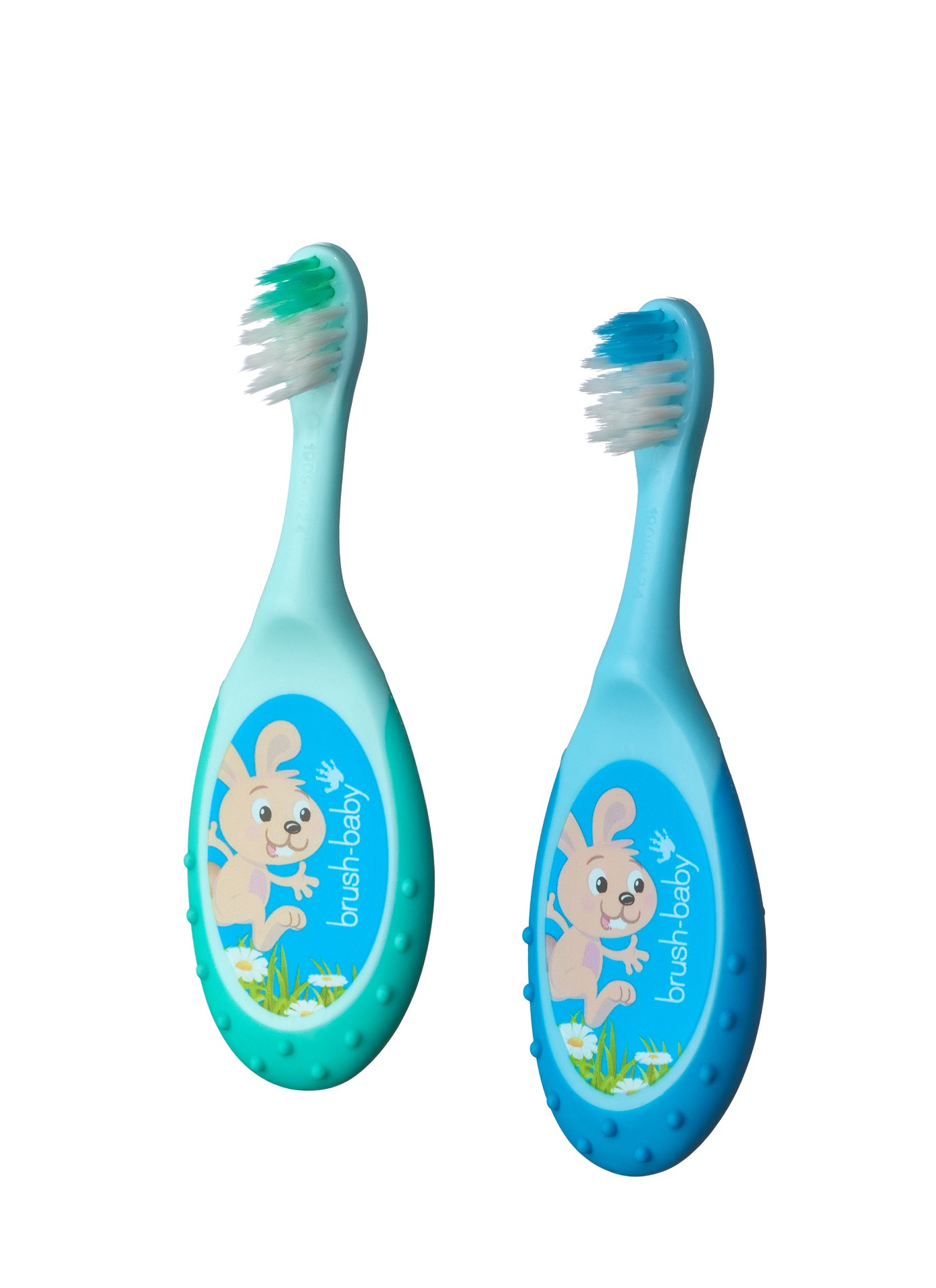 Brush-baby první zubní kartáček a kousátko 2v1