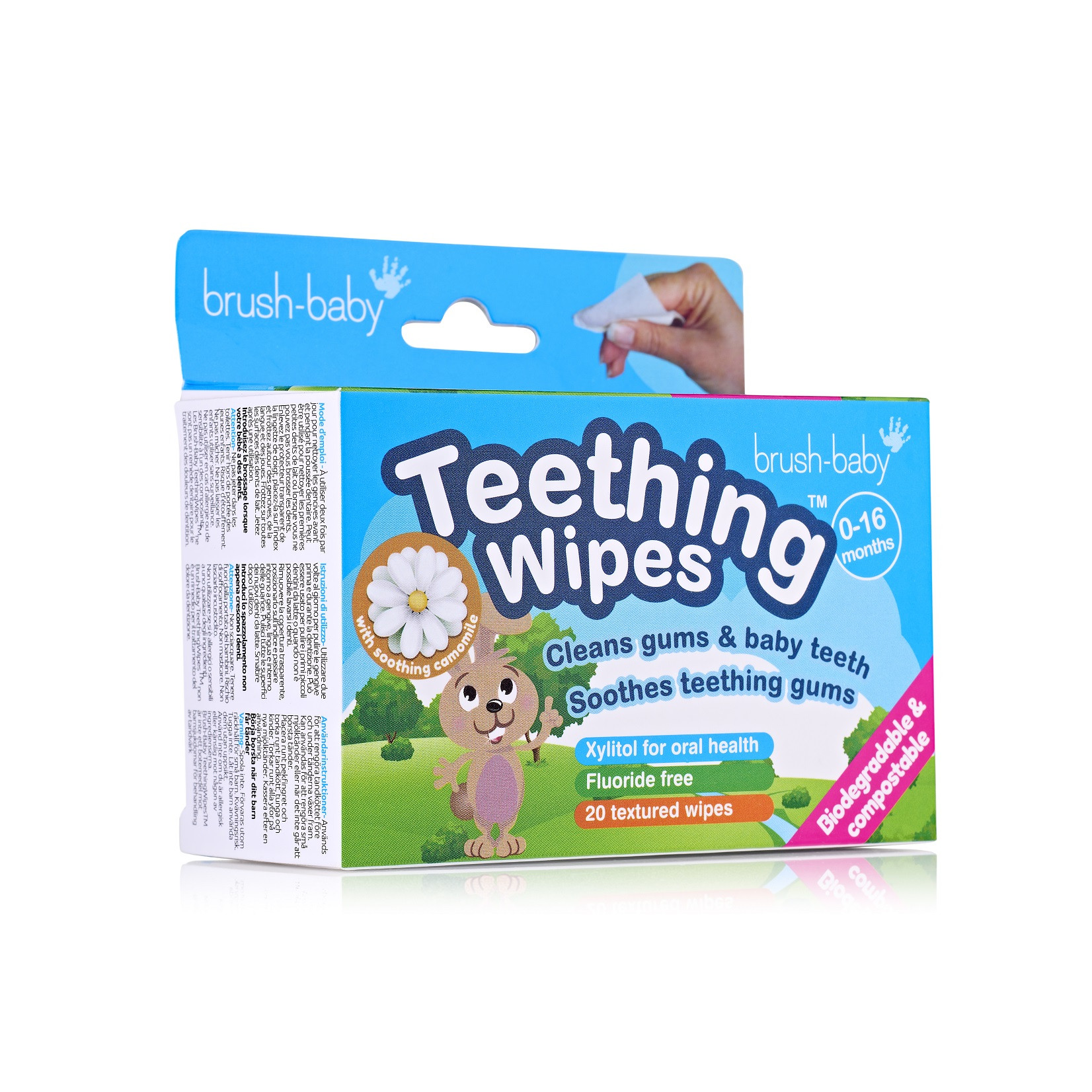 Brush-baby ubrousky na prořezávající se zoubky
