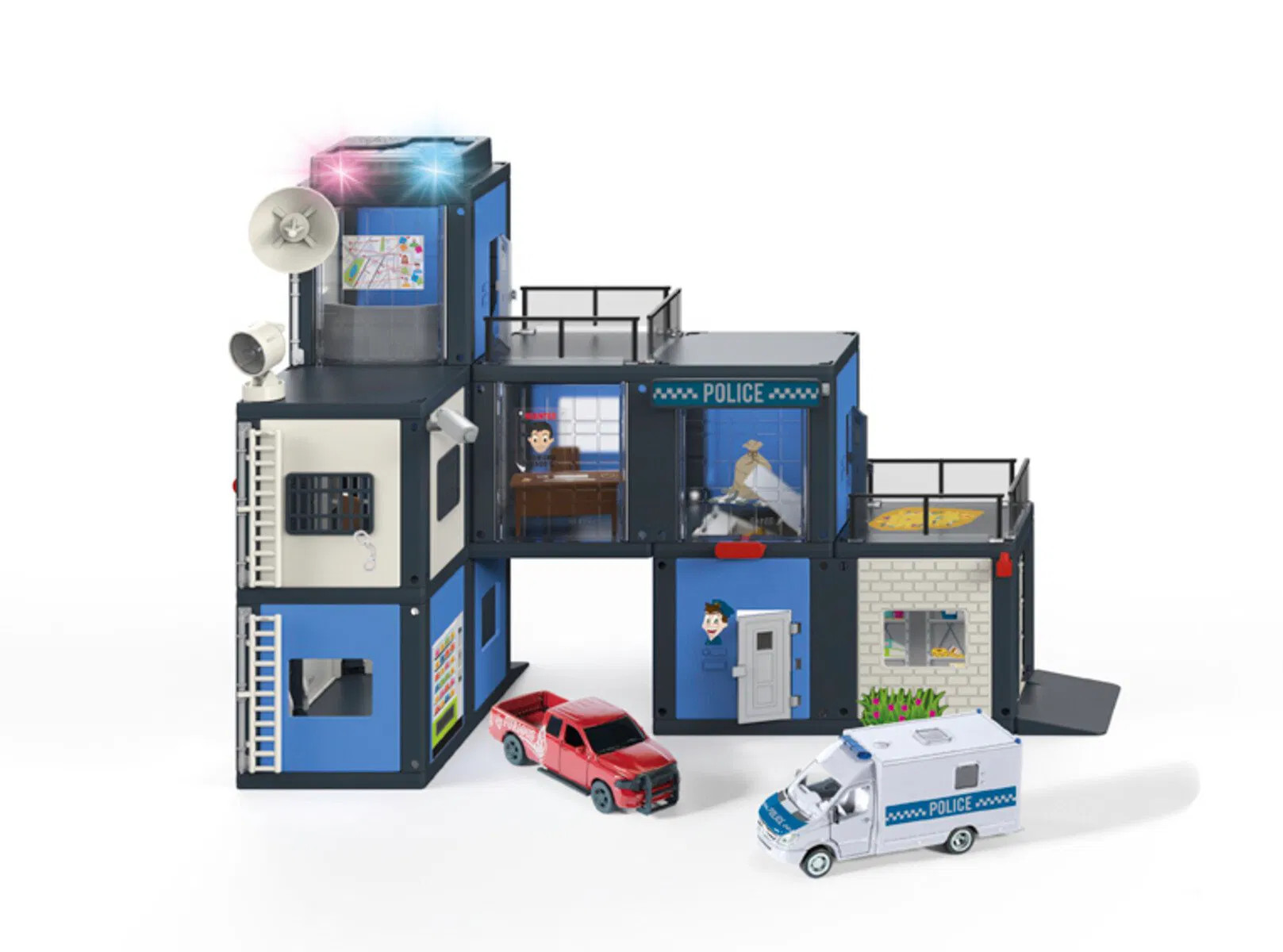 SIKU World - policejní stanice + 2 dárky