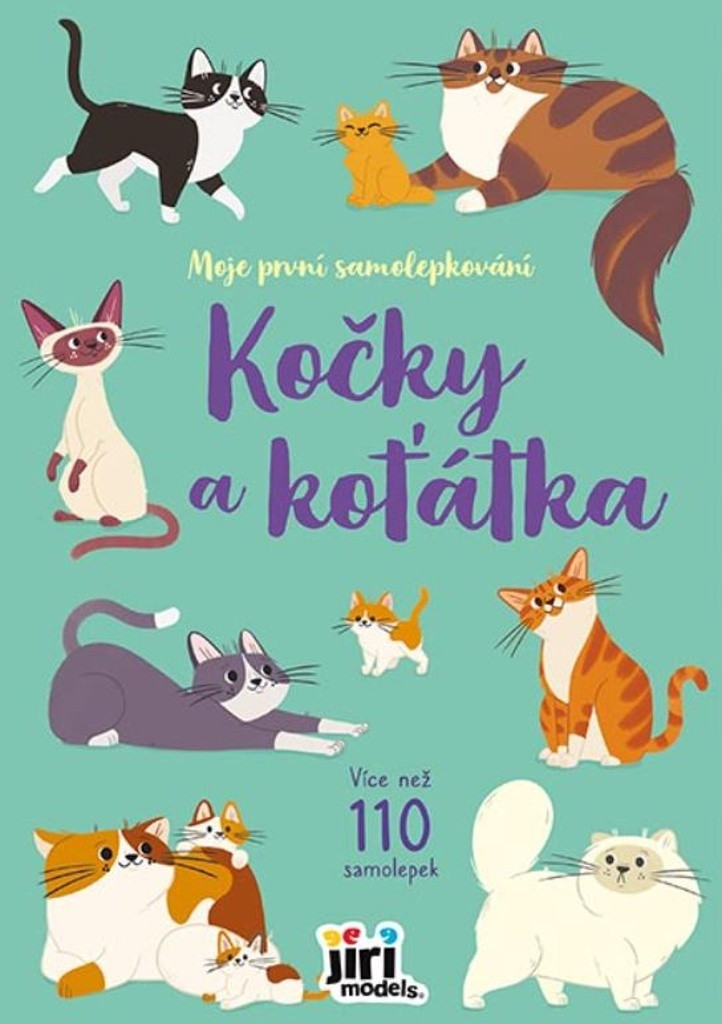 Moje první samolepkování - Kočky a koťátka