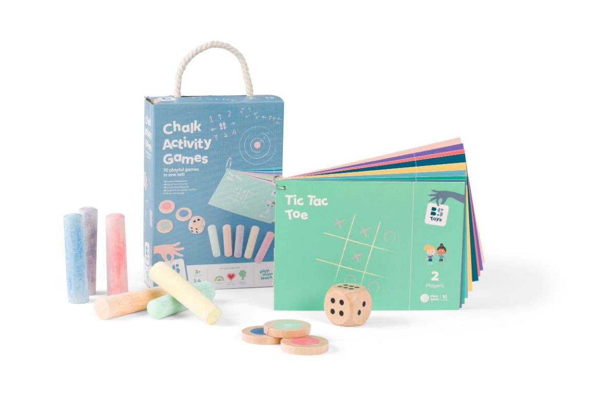 Hry s křídami na chodník